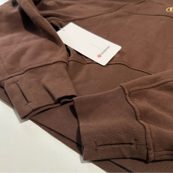 Lululemon Scuba Oversized Funnel Neck Half Zip Java - Picture 10 of 13